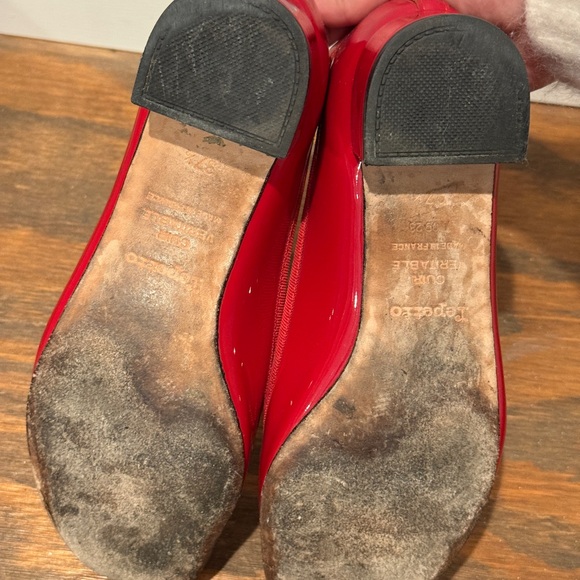 Repetto Patent Red Ballet Flats (Camille) - Picture 4 of 6